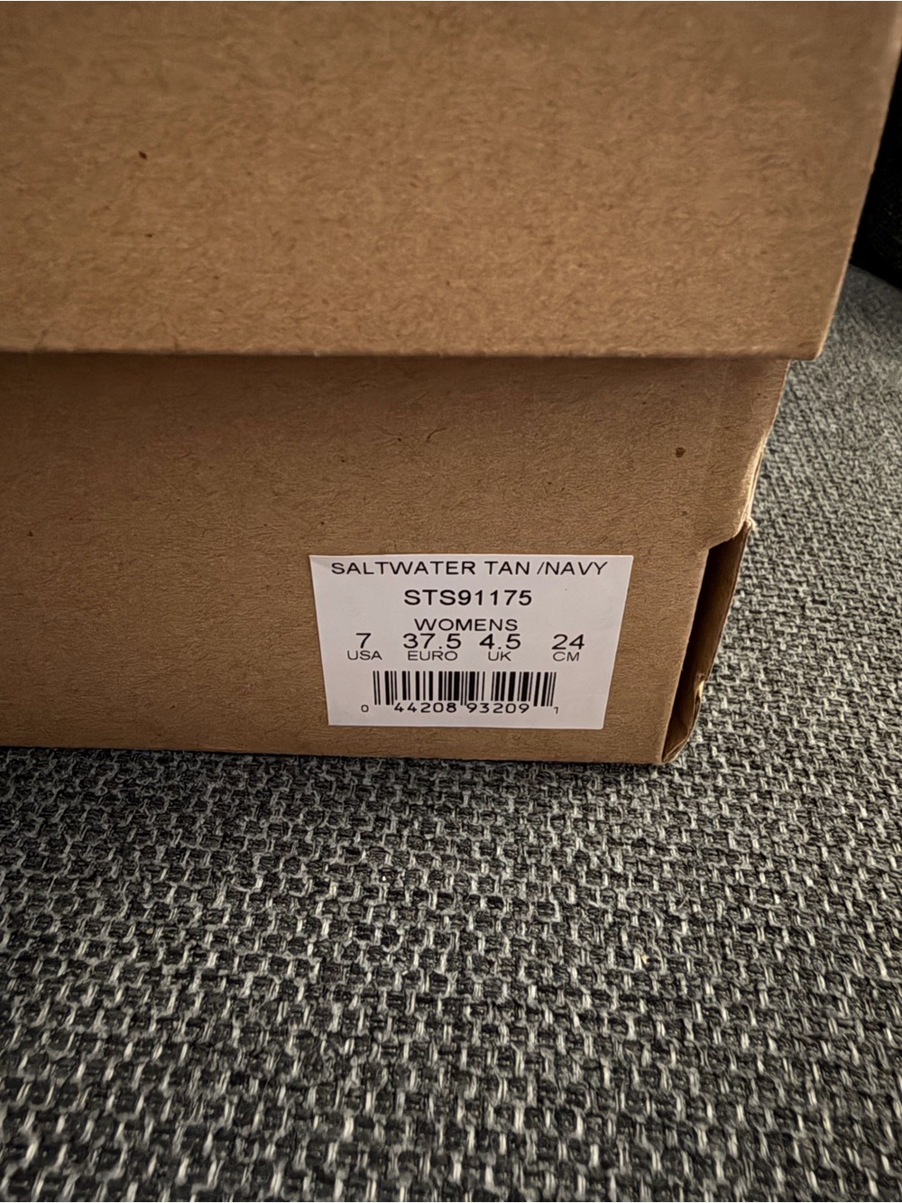 Women’s Brown & Navy Sperry Duck Boots - size 7 - Picture 6 of 8
